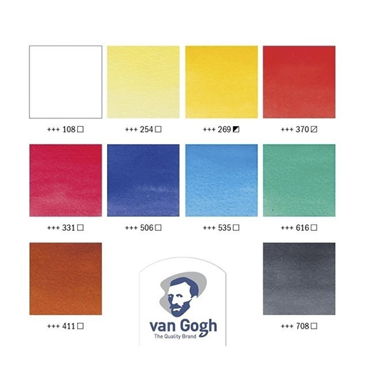 VAN GOGH AQUARELLSCHACHTEL 10 X 10 ML TUBEN
