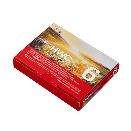HOLBEIN ARTISTS' GRANULATING WATERCOLOUR LANDSCAPE SET OF 6 X 5 ML TUBES