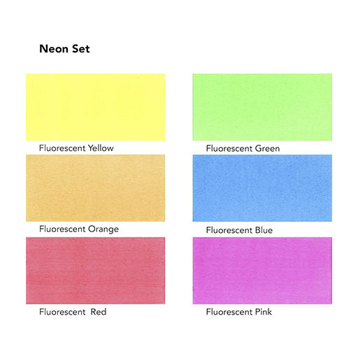 DALER ROWNEY FW SET NEON 6 TINTAS