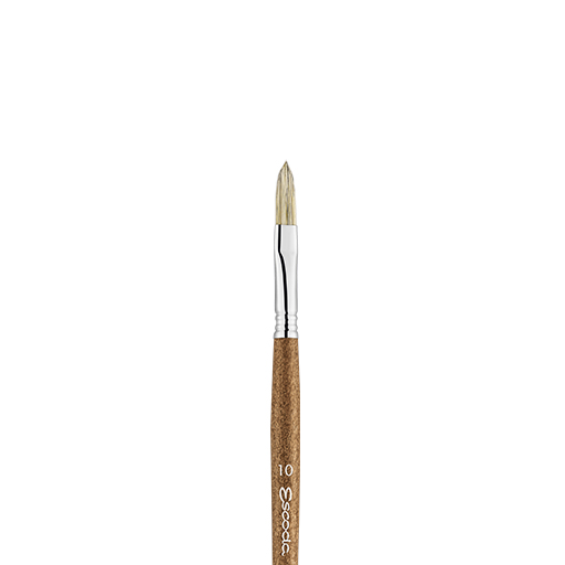 ESCODA FUTURA LONG FILBERT BRUSH SYNTHETIC CHUNGKING BRISTLE LONG HANDLE SERIES 5418
