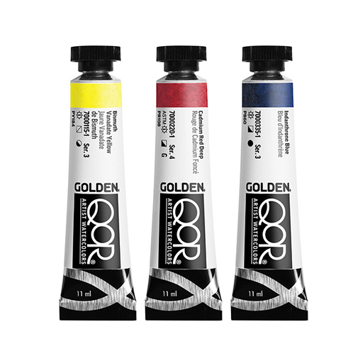 GOLDEN QOR ARTIST WATERCOLOR AQUARELLFARBE TUBE