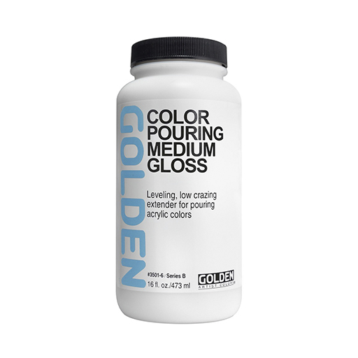GOLDEN COLOR POURING MEDIUM GLOSS - MEDIUM BRILLANTE PARA VERTIDOS