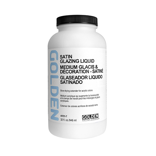 GOLDEN SATIN GLAZING LIQUID - LASURMITTEL SEIDENMATT