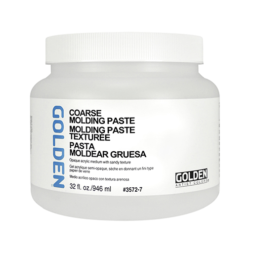 GOLDEN COARSE MOLDING PASTE - GROBE MODELLIERPASTE