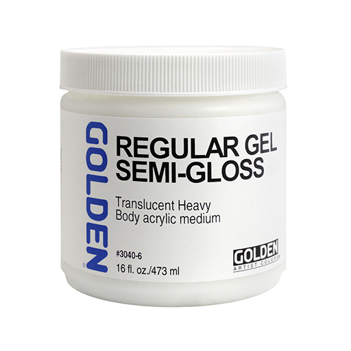 GOLDEN REGULAR GEL SEMI GLOSS - NORMALFLÜSSIGES GEL MEDIUM HALBGLÄNZEND