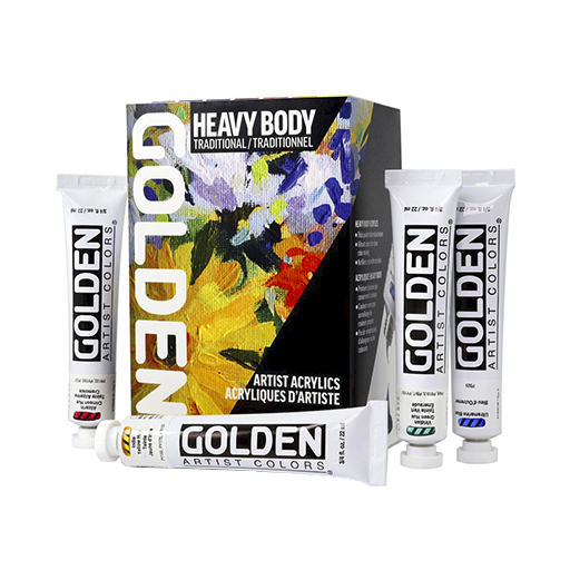 GOLDEN HEAVY BODY TRADITIONAL - SET TRADICIONAL ACRÍLICOS DE CARGA ESPESA