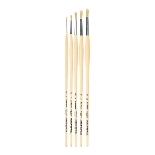 DA VINCI SET OF 5 SYNTHETIC BRISTLE BRUSHES SERIES 5295