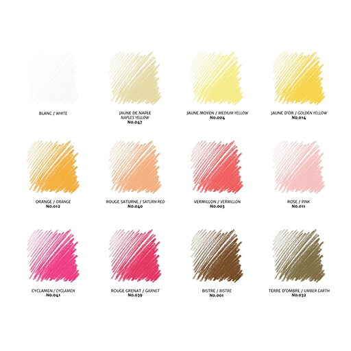 CONTÉ À PARIS CARRÉS SCHACHTEL 24 SKIZZENKREIDEN SORTIERTE FARBEN