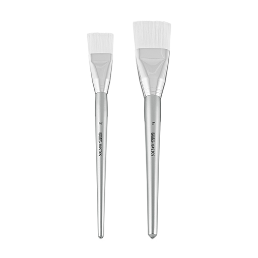 LIQUITEX BASICS SET OF 2 EXTRA LARGE FLAT SYNTHETIC BRUSHES FOR ACRYLICS