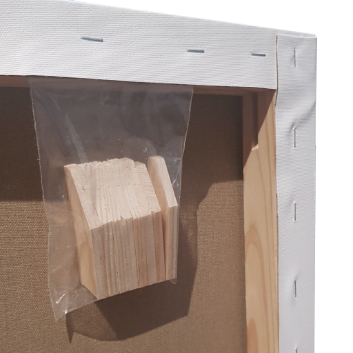 RAW ART MATERIALS CHÂSSIS ENTOILÉ 3D (38 X 38 MM) AVEC POLYCOTON TEXTURE FINE SÉRIE 800