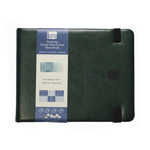 BAOHONG CLASSIC WATERCOLOUR SKETCHBOOK TACCUINO PER ACQUERELLO 300 G 100% COTONE