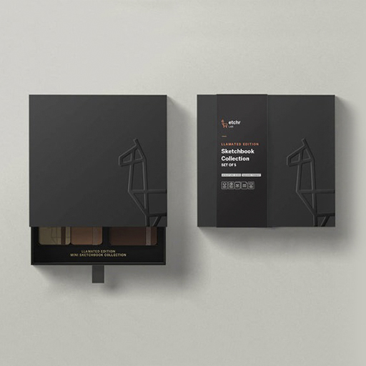 ETCHR MINI SKETCHBOOK COLLECTION - SET 5 MINI-SKIZZENBÜCHER IN LIMITIERTER AUFLAGE