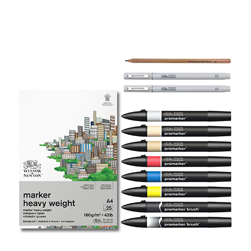 WINSOR & NEWTON GRAPHIC ART MANGA SET