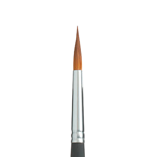 PRINCETON AQUA ELITE LONG ROUND BRUSH SYNTHETIC FIBRE SHORT HANDLE SERIES 4850LR