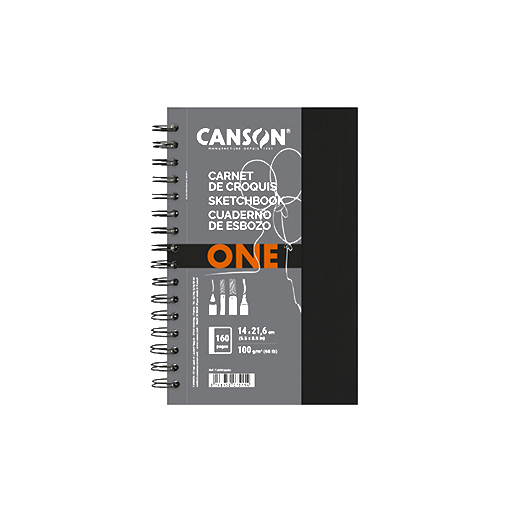 CANSON ART BOOK ONE CARNET DE CROQUIS SPIRALÉ 100 G