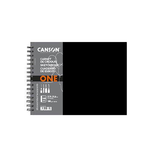 CANSON ART BOOK ONE CARNET DE CROQUIS SPIRALÉ 100 G