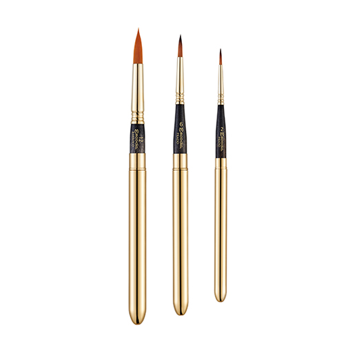 ESCODA ALICIA ARADILLA SET WITH CASE + 3 TRAVEL BRUSHES SERIES 8624-1
