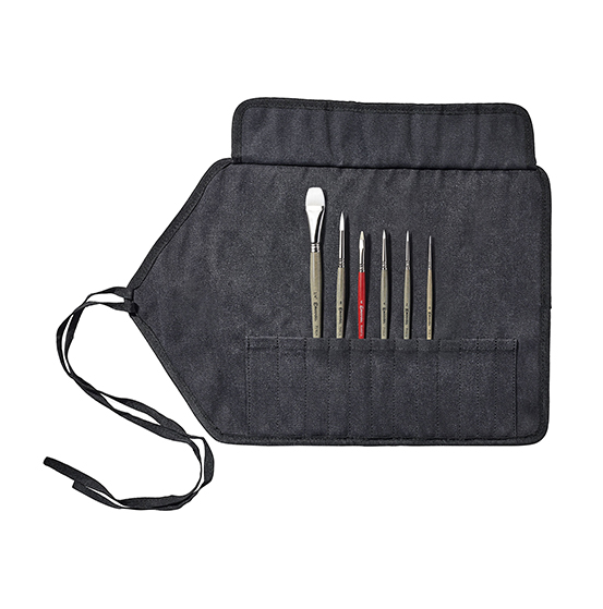 ESCODA ALI CAVANAUGH SET WITH BRUSH CASE + 6 BRUSHES SERIES 8625-1