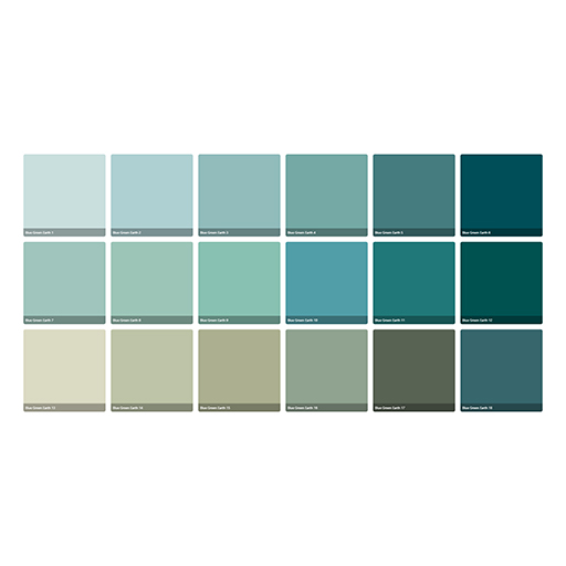 UNISON SOFT PASTELS BLAU GRÜNE ERDE SET - KARTONETUI 18 WEICHE PASTELLE