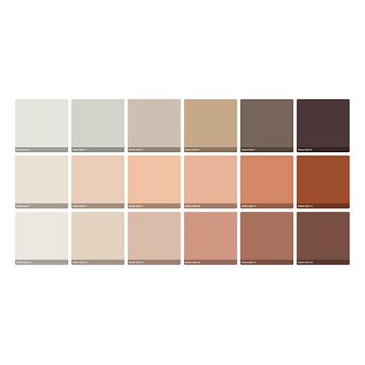 UNISON SOFT PASTELS SET MARRÓN TIERRA COLORES 1 A 18 - CAJA CARTÓN 18 PASTELES SUAVES