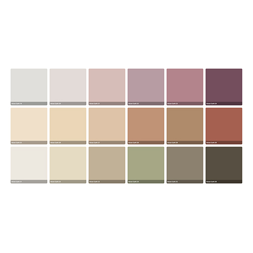 UNISON SOFT PASTELS BROWN EARTH COLOURS 19 TO 36 SET - CARDBOARD BOX 18 STICKS