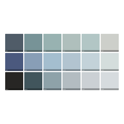 UNISON SOFT PASTELS GRAU-FARBEN SET 1 BIS 18 - KARTONETUI 18 WEICHE PASTELLE
