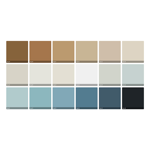UNISON SOFT PASTELS SET GRISES COLORES 19 A 36 - CAJA CARTÓN 18 PASTELES SUAVES