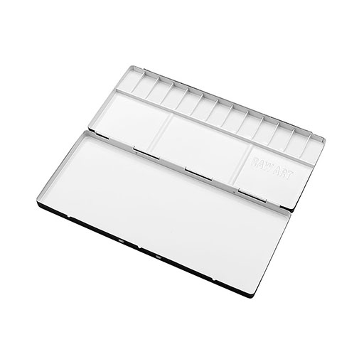 RAW ART MATERIALS EMPTY ALUMINIUM PALETTE BOX