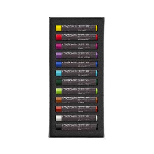 CARAN D'ACHE NEOART 6901 SET OF 12 WAX OIL PASTELS