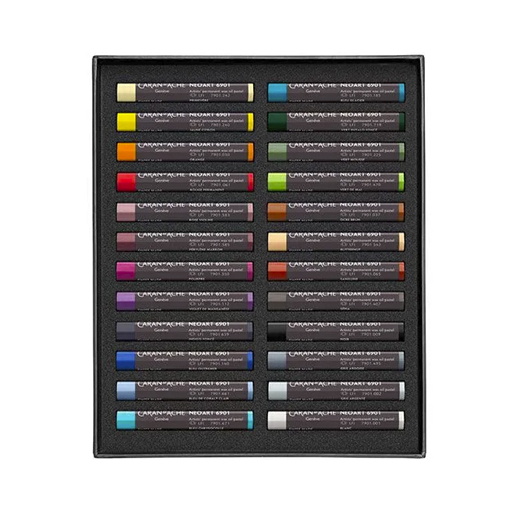 CARAN D'ACHE NEOART 6901 SET 24 PASTELLI A CERA E AD OLIO