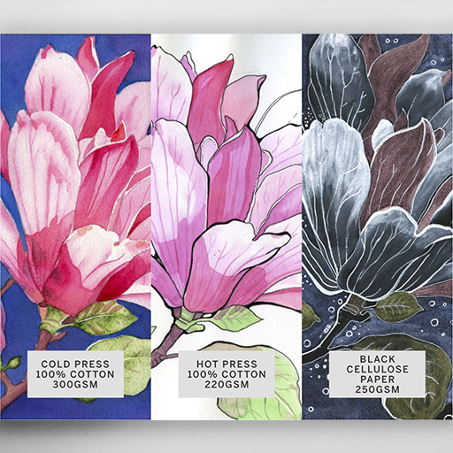 ETCHR X ANNA BUCCIARELLI SKETCHBOOK 300 G 100 % BAUMWOLLE - LIMITIERTE AUFLAGE