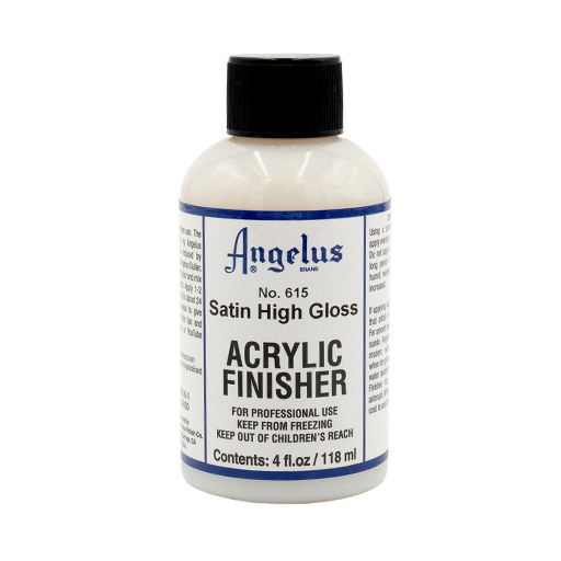 ANGELUS ACRYLIC FINISHER NO. 615 SEIDENMATTER HOCHGLANZ-ACRYLLACK FÜR LEDER