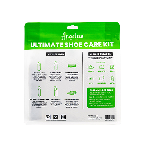 ANGELUS ULTIMATE SHOE CARE KIT - SET DE LIMPIEZA PARA TEJIDOS