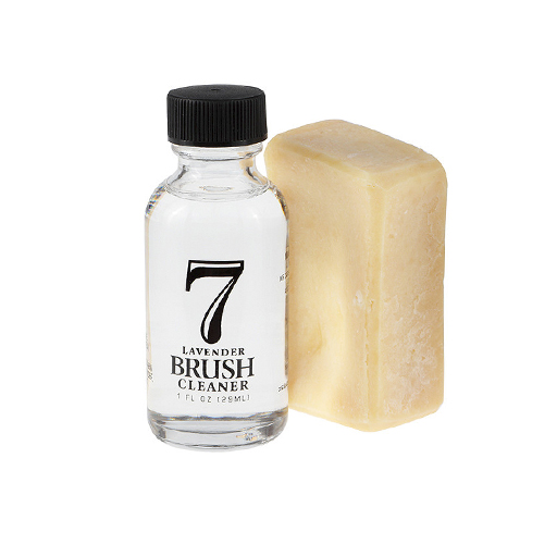 CHELSEA SET NETTOYAGE DE PINCEAUX - NETTOYANT AUX ESSENCE DE LAVANDE ET SAVON À LA LAVANDE ET HUILE D'OLIVE