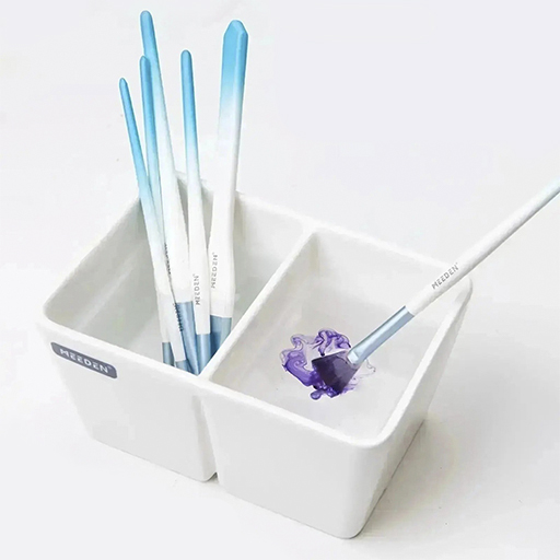 MEEDEN CUENCO DE CERÁMICA PARA LAVAR PINCELES