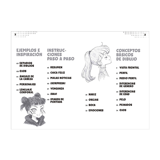 BOOK (IN SPANISH) - DRAC GUÍA DE BOLSILLO PARA DIBUJAR MANGA - CARAS EMOCIONES Y OJOS BRILLANTES
