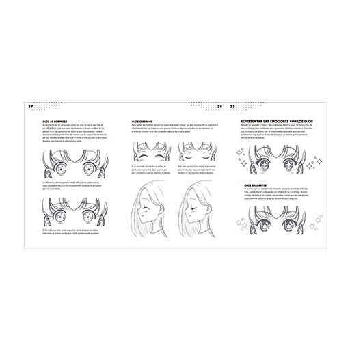 BOOK (IN SPANISH) - DRAC GUÍA DE BOLSILLO PARA DIBUJAR MANGA - CARAS EMOCIONES Y OJOS BRILLANTES
