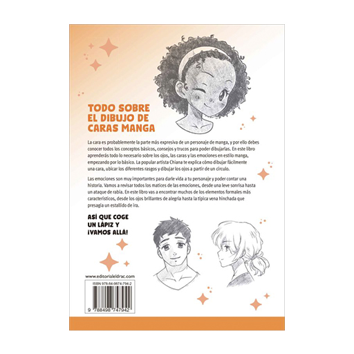 BOOK (IN SPANISH) - DRAC GUÍA DE BOLSILLO PARA DIBUJAR MANGA - CARAS EMOCIONES Y OJOS BRILLANTES
