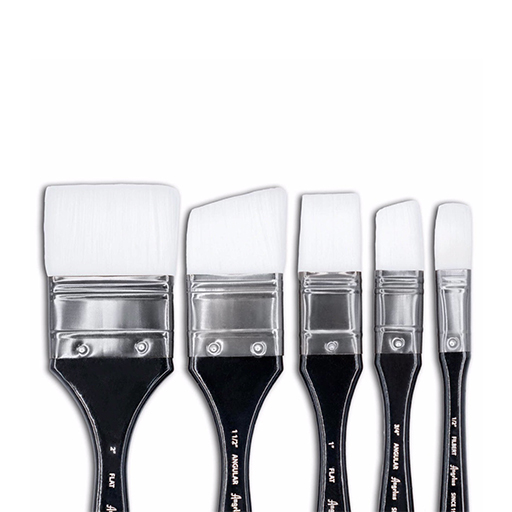 ANGELUS SET 5 PALETINAS SINTÉTICAS JUMBO PINTURA PARA CUERO