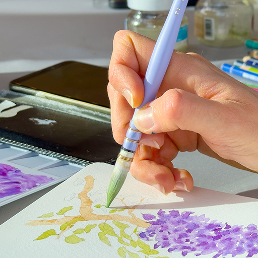 DA VINCI PRETTY LILI EDITION RUNDER AQUARELLPINSEL SERIE 493