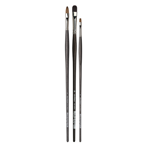 DA VINCI SET 3 PINCEAUX POUR PORTRAITS À L'HUILE ET ACRYLIQUE SÉRIE 11845