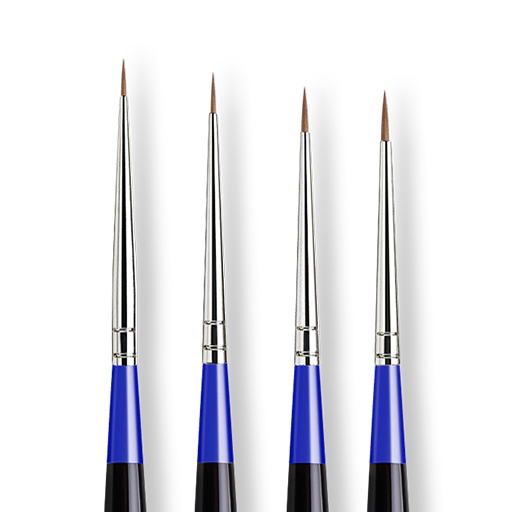DA VINCI MICRO-COLINEO SET 4 SYNTHETIK-PINSEL FÜR MINIATUREN SERIE 4272