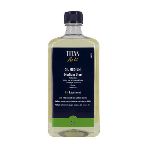 TITAN ARTS MÉDIUM OLEO POUR COULEURS À L'HUILE
