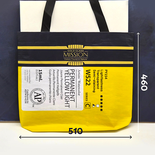 MIJELLO W522 PERMANENT YELLOW LIGHT - SPECIAL EDITION REUSABLE BAG