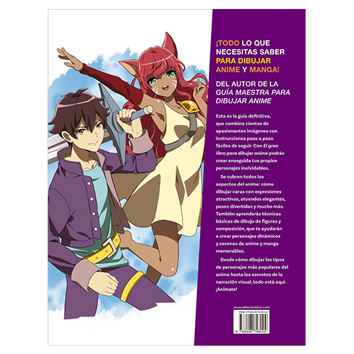 LIBRO (IN SPAGNOLO) - EL GRAN LIBRO PARA DIBUJAR ANIME - GUÍA PASO A PASO