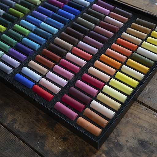 REMBRANDT SOFT PASTELS GENERAL SELECTION - KARTONETUI 120 HALBE PASTELLKREIDEN SONDEREDITION