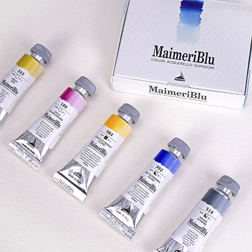 MAIMERI BLU SET INTRODUCTORIO ACUARELA 5 TUBOS 12 ML