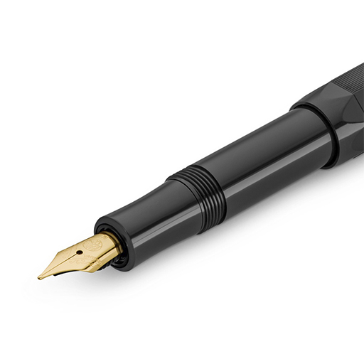 KAWECO CLASSIC SPORT GUILLOCHÉ FÜLLHALTER SCHWARZ