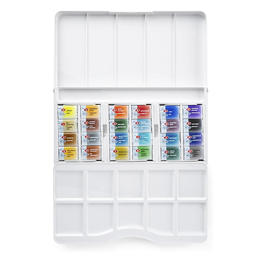 WHITE NIGHTS AQUARELLKASTEN JOURNEYS SET 24 NÄPFCHEN