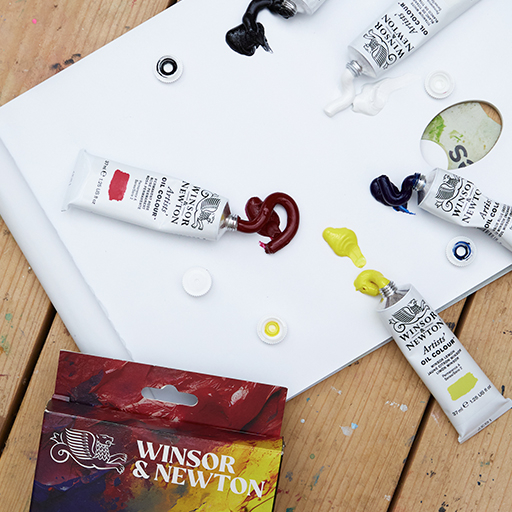 WINSOR & NEWTON ARTISTS' COLORI AD OLIO SET COLORI PRIMARI 5 TUBETTI 37 ML